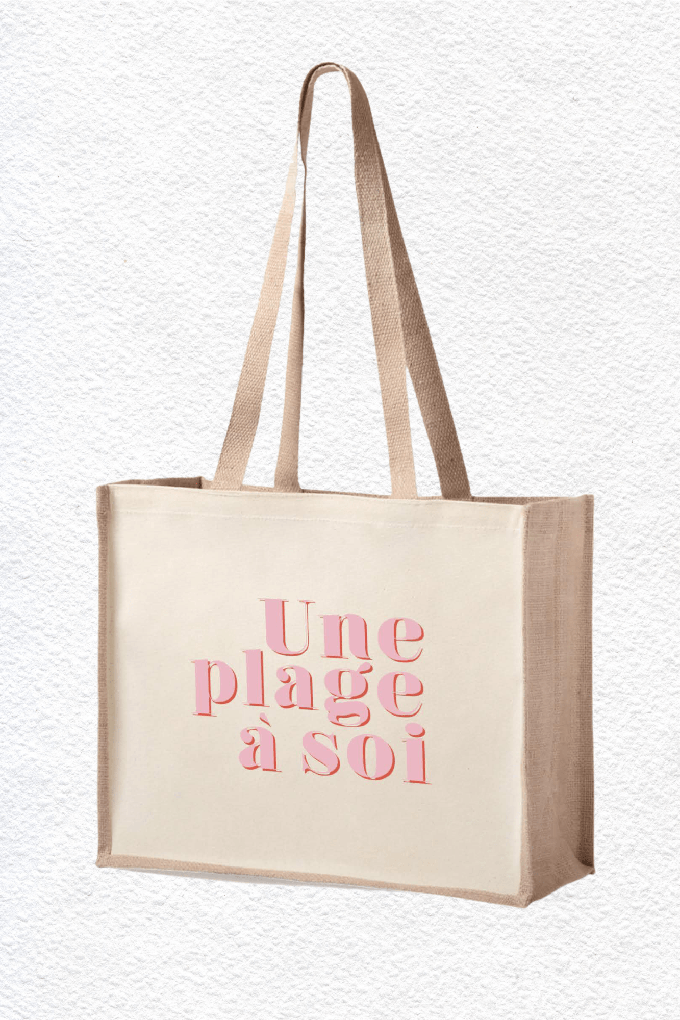 Cabas de plage "Une plage à soi"