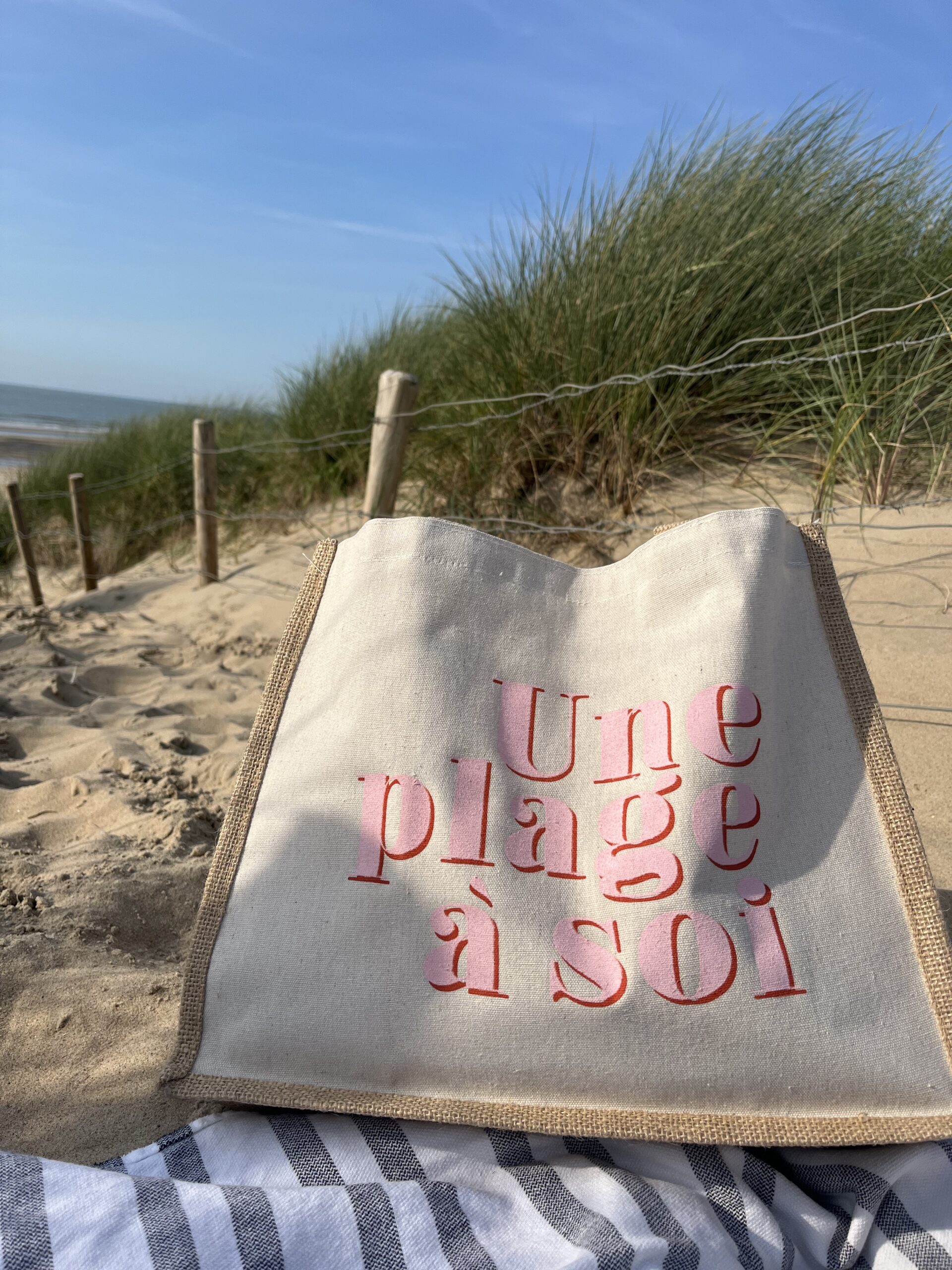 Cabas de plage "Une plage à soi" – Image 3
